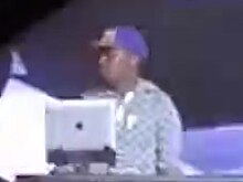 DJ Holiday performing in 2019