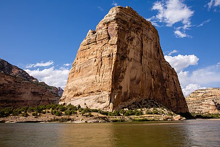 Steamboat Rock in Dinosaur National Monument