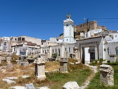 Blick auf eine Moschee und die Kasbah in El Kef, Tunesien