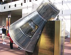Friendship 7 (Spacecraft No. 13) at the National Air and Space Museum, 2009