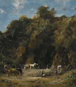 Un ravin : souvenir d’Algérie [A Ravine: Souvenir of Algeria], 1875