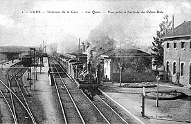 La gare de Lure.