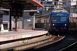 Une rame réversible de type VB 2N arrivant en gare de Paris-Nord, en juin 2008.