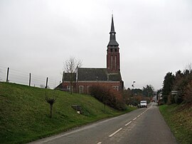 The church in Guyencourt-Saulcourt