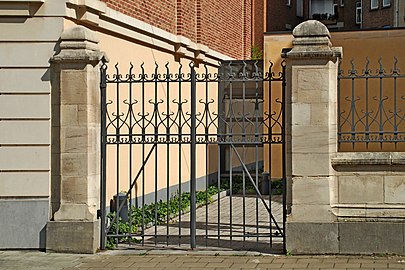 The courtyard gate