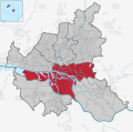 Lage des Bezirks Hamburg-Mitte in Hamburg