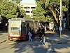 Passengers boarding a train at Irving and Arguello, 2017