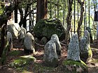 今朝平八幡神社の袈裟掛石 （2012年（平成24年）3月）