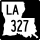 Louisiana Highway 327 marker