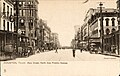 Main Street, north from Preston Avenue, Houston (postcard, circa 1905-1907)