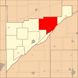 Location in Merrick County