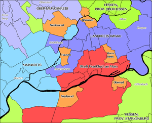 Gemeinden des Stadtkreises Frankfurt