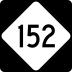 North Carolina Highway 152 marker