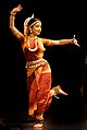 A dancer performing an Indian classical dance: Odissi