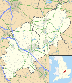 Rushden is located in Northamptonshire