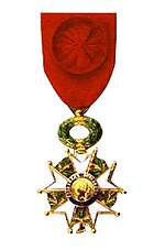 Médaille d'officier de la légion d'honneur