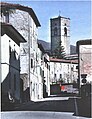 Scorcio di via San Giovanni e il campanile della Pieve