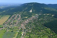 Aerial view of Pilisszántó