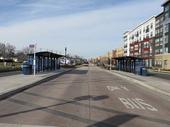 Potomac Metroway station in 2016