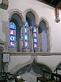 Three lancet window in the south aisle