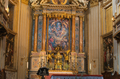 Vue d'ensemble des trois panneaux dans l'abside de la Chiesa Nuova.