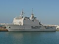 Castilla atracado na base naval de Rota.