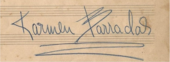 signature de Carmen Barradas