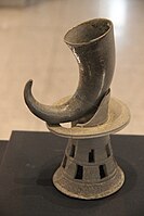 Korea is the only country in East Asia that horn shaped cups are found