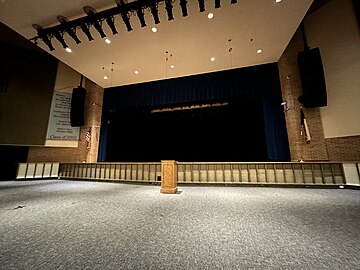 Interior of the auditorium