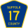 County Route 17 marker