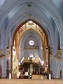 View from the balcony of the transepts.