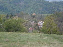 View from a hill above village of Genchovtzi