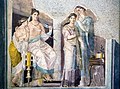 Image 46Dressing of a priestess or bride, Roman fresco from Herculaneum, Italy (30–40 AD) (from Roman Empire)