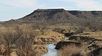 North Fork Double Mountain Fork Brazos River flowing through Yellow House Canyon