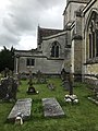 Graves of John Lockwood Kipling and Alice Kipling, St John the Baptist Church, Tisbury, Wiltshire, England.