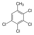 Struktur von 2,3,4,5-Tetrachlortoluol