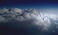 Fotografía aérea de nubes Stratocumulus perlucidus.