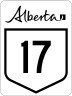 Highway 17 marker