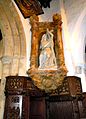 The baroque memorial to Caroline Shuttleworth (died 1899)