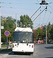 Image 104A switch in parallel overhead lines (from Trolleybus)