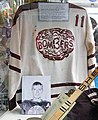 Bobby Clarke's jersey with the Flin Flon Bombers (1967-69)