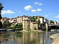 La confluence du Midou et de la Douze à Mont-de-Marsan.