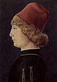 Príncipe de la familia Este, por Cosimo Tura (1430-1495).