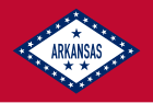 Drapeau de l'Arkansas de 1913 à 1924.