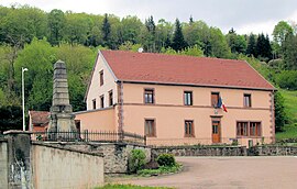 The town hall in Haut-du-Them-Château-Lambert