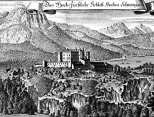 Hohenschwangau en 1701