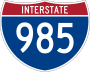 Interstate 985 marker