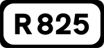 R825 road shield}}