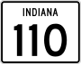 State Road 110 marker