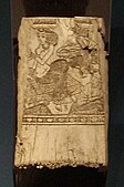 Indian ivory comb, Dalverzin tepe, 2nd-3rd century CE